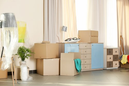 Removals van service for homes in St Johns Wood