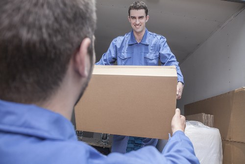 House removalists preparing a local move in St Johns Wood
