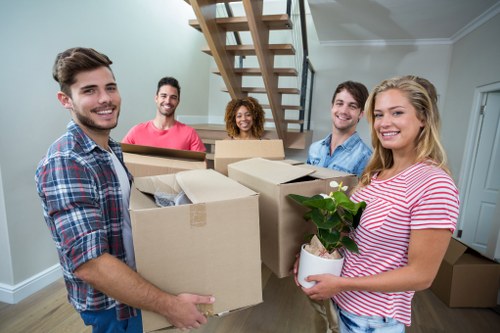 Office removal team planning a business move in St Johns Wood