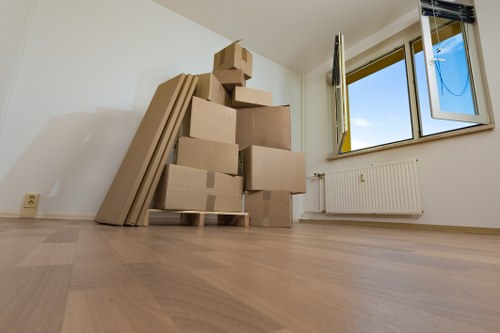 Packing and furniture moving service for a flat in St Johns Wood