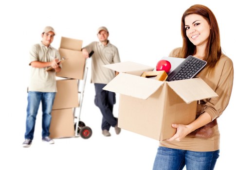 Van moving boxes and household items for a local St Johns Wood relocation
