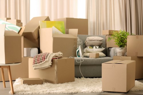 House movers supporting a St Johns Wood home relocation