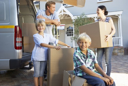 Home removal service in St Johns Wood with careful furniture wrapping